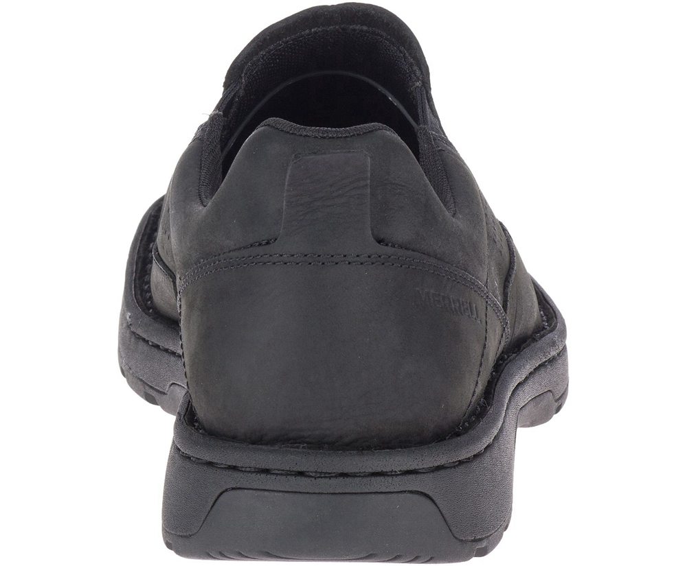 Merrell Slip Ons Black - World Legend 2 Moc Wide Width - Mens 75QMRPYZF